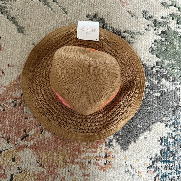 New Sigrid Olsen Kids Girls Sun Hat Foldable Easy Travel Boho - Picture 8 of 9